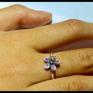 💎925ss Vintage flower ring